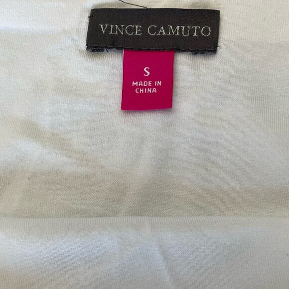 Vince Camuto Mosaic Seas Teal Stripe Ponte Skirt size Small NWOT - Picture 6 of 9